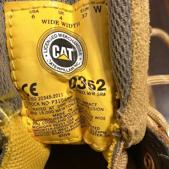 Caterpillar Waterproof Steel Toe Boots - Picture 5 of 12